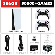 Load image into Gallery viewer, GB5 Video Game Console 256GB/128GB/64G 50000 + Retro Games HD TV Game Box 5 Two Gamepads For PS1/PPSPP/MAME Arcade Gaming Stick