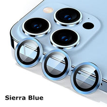 Load image into Gallery viewer, Camera Lens Protectors For iPhone 14 Pro Max Camera Metal Ring Protector Case Glass for iPhone 13mini 14plus 13 14pro Lens Film Camera Lens Protector Tempered Glass Camera Lens Protector