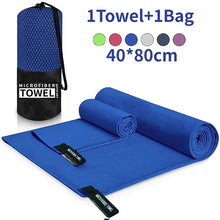 Load image into Gallery viewer, Quick-Drying Sports Towel 40x80CM Blue Grey Green Orange Swimming Gym Fitness Camping Running Beach Washcloth Towels