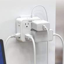 Load image into Gallery viewer, TESSAN Multi Outlet Splitter with 8 AC Outlets & 3 USB (1 USB C) Surge Protector Multi Outlet Extender for Home Office Dorm