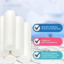 Load image into Gallery viewer, Disposable Dental Cotton Roll Dental Medical Surgical Cotton Rolls Teeth Whitening Cleaning High-purity Cotton Roll
