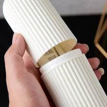 Load image into Gallery viewer, Portable Toothbrush & Toothpaste Holder β Travel Storage Organizer