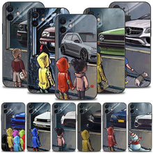 Load image into Gallery viewer, Boy Girl See Cool Sports Car Drift Case For iPhone 14 13 12 11 Pro Max Cover X XR XS Max 12Mini 13Mini 6 6S 7 8 Plus 5 5S Slim Back Cover Designer Matte Finish Hard Ultra Protective & Anti Shock
