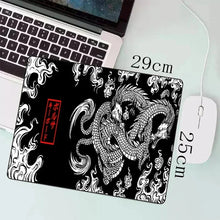Load image into Gallery viewer, Japanese Dragon XXL Gaming Mouse Pad - Anime Desk Mat for Esports