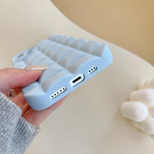 Load image into Gallery viewer, Unique Phone Case For iPhone 14 Pro 13 12 11 Pro Fashion 3D Soft Silicon Shockproof For iPhone 14 Case Bubble Case Cute Full Body Shape Soft Silicone Slim Cushioned Beautiful Elegant Case For Women