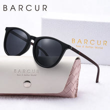 Load image into Gallery viewer, BARCUR Pink Fashion Round Sunglasses for Women – Polarized Comfortable UV400 Mirror Lense Lightweight PC Frame for Summer Travel Vacation & Holiday – Trendy Girls’ Gift Idea with Sweet Style