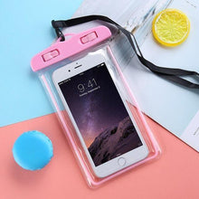Load image into Gallery viewer, Water Proof Cases For iPhone 12 Cover Pouch Cases For iPhone XS MAX 8 7 6 s Plus Universal Waterproof Case Universal Waterproof Cell Phone Bag/Holder for iPhone Case & Strap