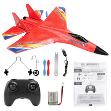 Load image into Gallery viewer, RC Plane SU-27 Aircraft Remote Control Helicopter 2.4G Airplane EPP Foam RC Vertical Plane Children Toys Gifts