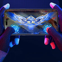 Load image into Gallery viewer, Game Playing Glove Highly Sensitive Gaming Finger Sleeves Anti-Sweat Breathable Keep Warm Compatible for E-Sports 1 Pair