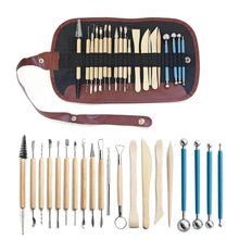 Load image into Gallery viewer, Pottery Clay Sculpting Tools Kit - 8-61 Pcs for Carving, Shaping & Modeling