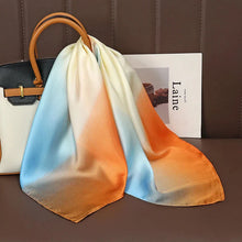 Load image into Gallery viewer, Luxury Satin Silk Square Scarf – Shawl, Hijab & Fashion Wrap 2023