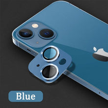 Load image into Gallery viewer, Camera Lens Protector on For iPhone 14 13 12 Pro Max 13Mini Tempered Glass For iPhone 11 13 14 Pro 14Plus Metal Camera Protector Camera Film Protective Lens Case