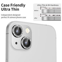 Load image into Gallery viewer, 3/1Pcs Luxury Camera Lens Protector For iPhone13 12 11 Pro Max Camera Protective For iPhone 12 13 Mini Back Lens Glass Camera Cover Circle Tempered Glass Protector