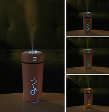 Load image into Gallery viewer, New USB Portable Mini Air Humidifier 200 ML Ultrasonic Essential Oil Diffuser For Home Bedroom Office Car With 7 Color Lights