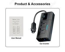 Load image into Gallery viewer, Car 220v Inverter 12 to 220 Voltage Power Converter 200W for 12V Vehicles