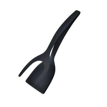 Load image into Gallery viewer, 2-in-1 Grip Flip Spatula Tongs - Non-Stick Nylon Egg Flipper & Cooking Tool