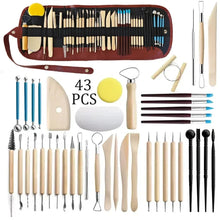 Load image into Gallery viewer, Pottery Clay Sculpting Tools Kit - 8-61 Pcs for Carving, Shaping & Modeling