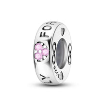 Load image into Gallery viewer, 100% 925 Sterling Silver Rainbow Zircon Butterfly Dragon Silicone Stopper Charms - Colorful Beads for DIY Bracelets, Customizable Jewelry for All Occasions