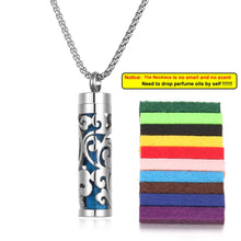 Load image into Gallery viewer, Stainless Steel Aromatherapy Necklace – Oil Diffuser Pendant