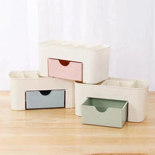 Load image into Gallery viewer, Multifunctional Nail & Cotton Swab Storage Box – Cosmetic Organizer