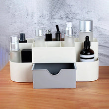 Load image into Gallery viewer, Multifunctional Nail & Cotton Swab Storage Box – Cosmetic Organizer