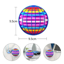 Load image into Gallery viewer, Flying Spinner Ball with LED Lights – Hand-Controlled Boomerang Toy for Kids & Adults, 360° Rotating Indoor Outdoor Hover Ball