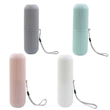 Load image into Gallery viewer, Portable Toothbrush & Toothpaste Holder β Travel Storage Organizer