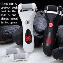 Load image into Gallery viewer, Electric Foot File Grinder Dead Dry Skin Callus Remover Rechargeable Feet Pedicure Tool Foot Care Tools for Hard Cracked Clean01