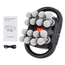 Load image into Gallery viewer, 16-Head Fascia Gun High-Frequency Vibration Body Massage Gun Waist and Back Massager Neck Shoulder Massager Muscle masajeador