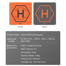 Load image into Gallery viewer, Drone Landing Pad Foldable Aircraft Launch Mat for DJI Mini 3/Mavic 3/Mini 3 Pro/Air 2/2s/Phantom 2/3/4 RC Drones Helicopter