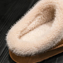 Load image into Gallery viewer, Fashion Women Fluffy Slippers for Autumn and Winter Indoor EVA Thick Sole Anti-Slip and Warm Unisex Slippers for Winter