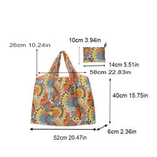Load image into Gallery viewer, Large Capacity Foldable Grocery Bag – Waterproof Reusable Shopping Tote