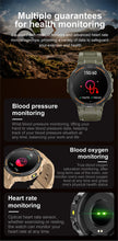 Load image into Gallery viewer, Smartwatch Military Men 360*360 HD Screen Flashlight Health Monitoring Waterproof Heart Rate BT Call Smart Watch For Android IOS