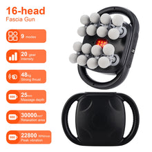 Load image into Gallery viewer, 16-Head Fascia Gun High-Frequency Vibration Body Massage Gun Waist and Back Massager Neck Shoulder Massager Muscle masajeador