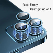 Load image into Gallery viewer, HD Camera Lens Protector 9H Hardness Anti-Scratch Camera Protector For iPhone 13 14 12 Pro Max Titanium Alloy Camera Protector for iPhone 12 13 Mini Camera Protector Lens Protection Glass Suit