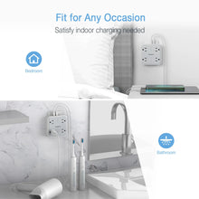 Load image into Gallery viewer, TESSAN Multi Outlet Splitter with 8 AC Outlets & 3 USB (1 USB C) Surge Protector Multi Outlet Extender for Home Office Dorm