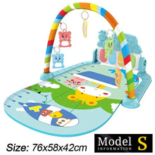 Load image into Gallery viewer, Baby Fitness Play Gym with Music & Piano Mat