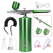 Load image into Gallery viewer, Portable Airbrush Nail Kit with Compressor - For Nails, Cake, and Crafts
