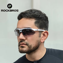 Load image into Gallery viewer, ROCKBROS Polarized Sports Men Sunglasses Road Cycling Glasses Mountain Bike Bicycle Riding Protection Goggles Eyewear 5 Lens