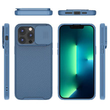 Load image into Gallery viewer, Camera Case Wireless Charging with Sliding Lens Cover Slim Magnetic Case For iPhone 13Pro Slide Lens Protection Magnetic Wireless Charging Phone Case For iPhone 13 12 Pro Max 13 Shockproof iphone Cover