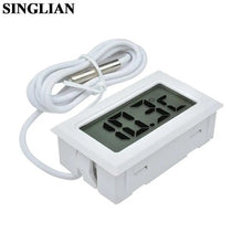 Load image into Gallery viewer, Embedded Electronic LCD Digital Display Thermometer Refrigerator Fish Tank Temperature Measurement 1/2/3M Waterproof Probe Cable