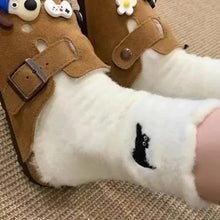 Load image into Gallery viewer, 3Pairs Premium Feel Cute Cat Cozy Hairy Mink Velvet Socks Autumn Winter Hosiery Thickened Plush Warm Sleep Home Fluffy Socks