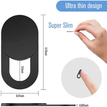 Load image into Gallery viewer, Webcam Cover Shutter Magnet Slider Plastic Camera Cover for IPad Tablet Web Laptop Pc Camera Mobile Phone Lenses Privacy Sticker