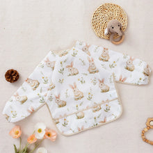 Load image into Gallery viewer, Waterproof Long Sleeve Baby Bib | Washable Feeding Bib with Full Coverage & Easy Clean Design