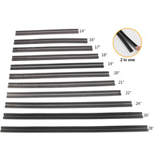 Load image into Gallery viewer, KOSOO 1PCS Car Wiper Blade Insert Natural Rubber Strip 10mm 14"16"17"18"19"20"21"22"24"26"28" Windscreen FR Wipe Car Accessories