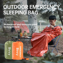 Load image into Gallery viewer, Emergency Sleeping Bag Lightweight Waterproof Outdoor First Aid Kit Waterproof Compression Backpack Hiking Camping Bedding