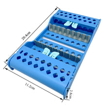 Load image into Gallery viewer, 135℃ Autoclavable Dental Instrument Holders for 8pc 4pc Dental Instrument Sterilization Box Dental Instrument Box