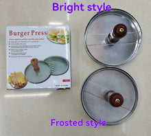 Load image into Gallery viewer, Burger Press Non-Stick Hamburger Patty Maker with Wax Paper Aluminum Burger Maker for Kitchen BBQ Grill