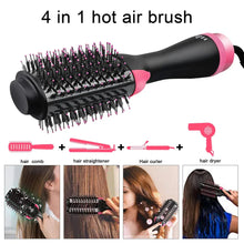 Load image into Gallery viewer, 4-in-1 Hair Dryer Brush – Straightener Curler Volumizer