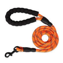 Load image into Gallery viewer, Reflective Dog Leash – Heavy Duty Traction Rope with Padded Handle for Strong Dogs